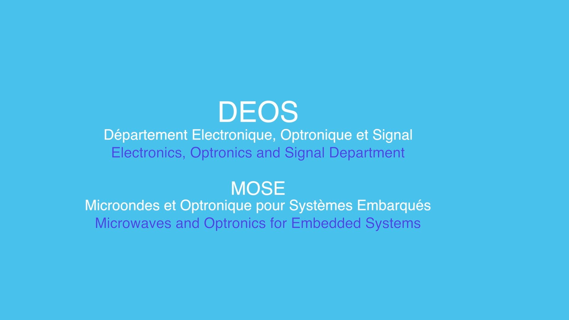 DEOS- MOSE salles propres