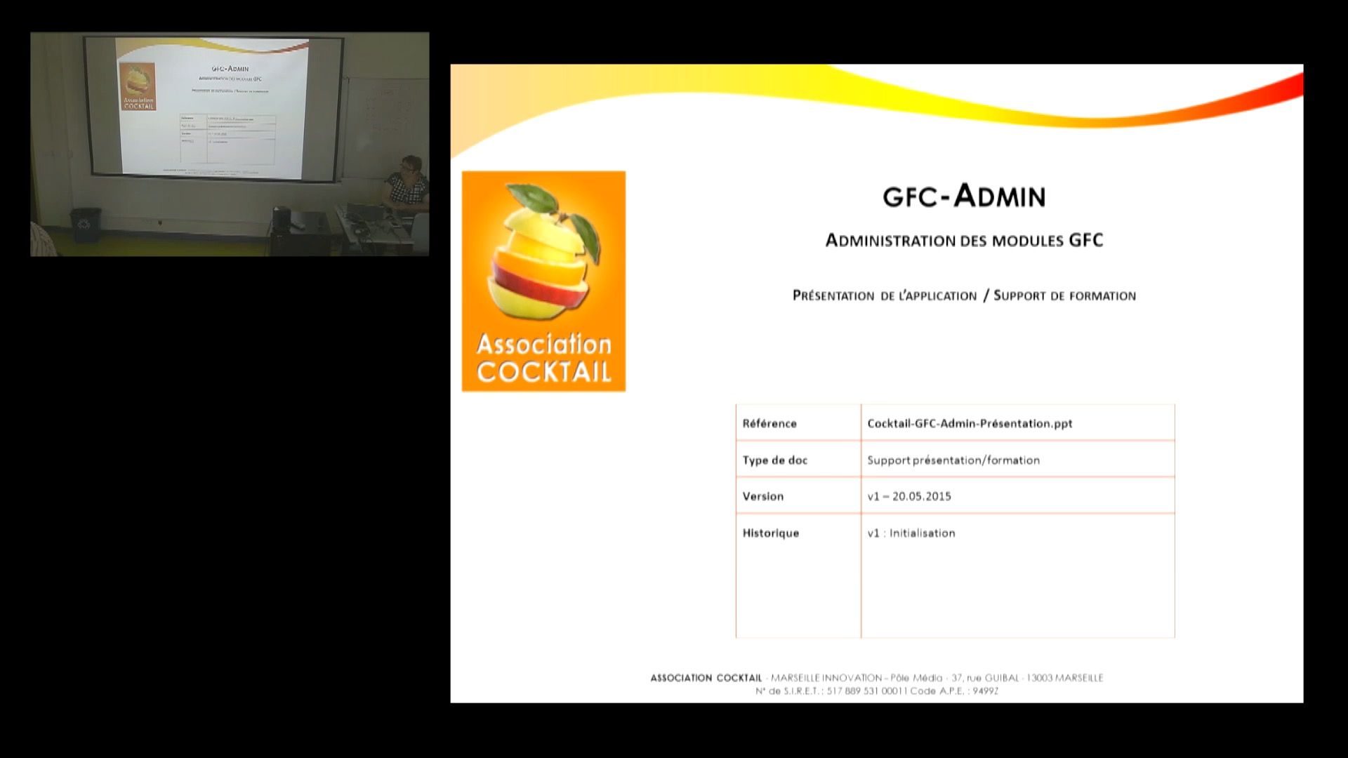 GFC Admin Présentation