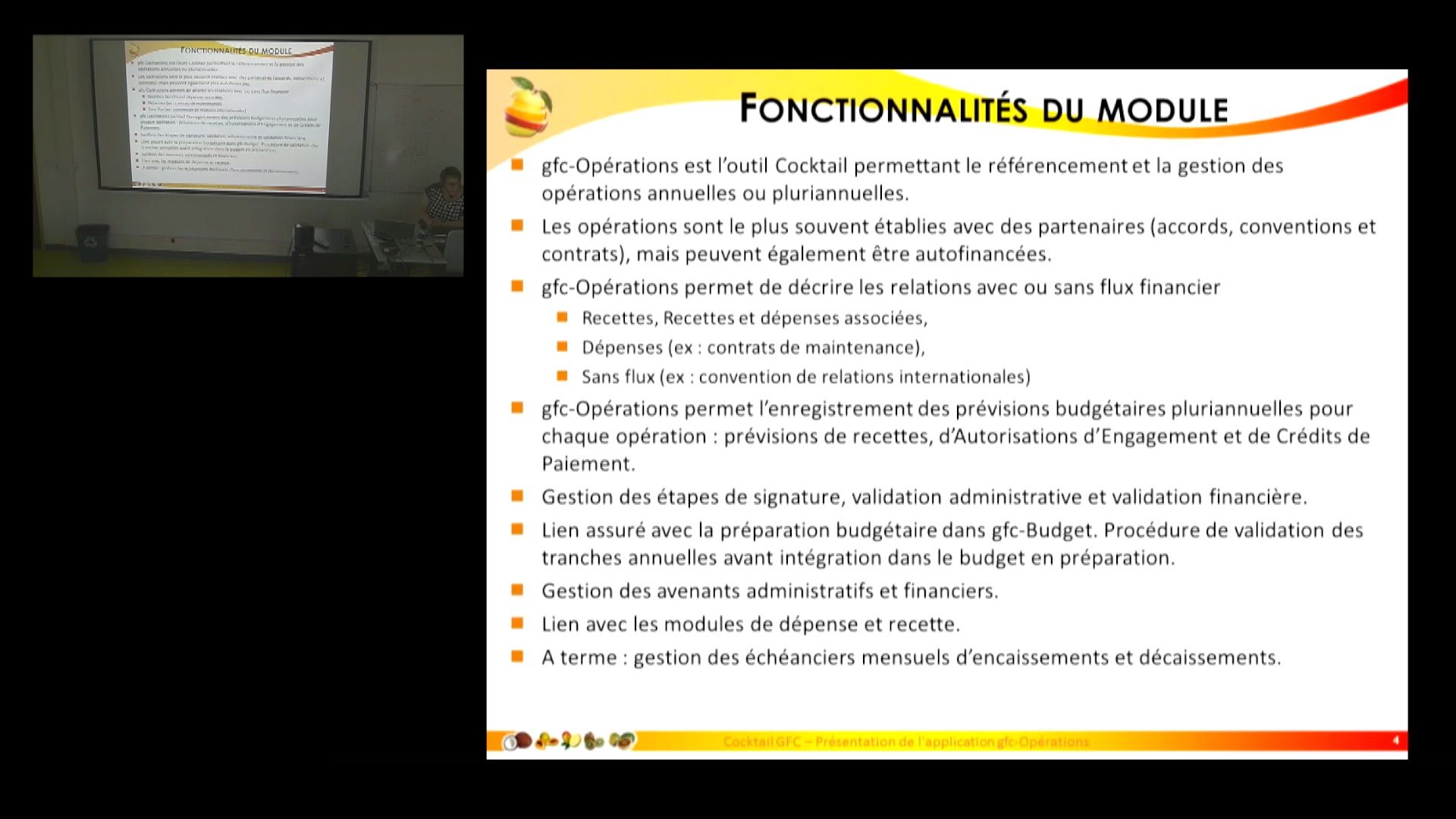 GFC Opérations Généralités